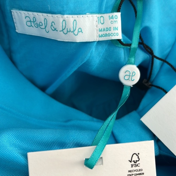 Beautiful blue dress, size 10/140cm, NWT - Picture 5 of 9